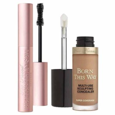 Imagem de Too Faced Kit - Máscara de Cílios + Corretivo Líquido Chestnut, Kit