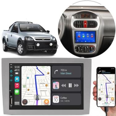 Imagem de Kit Multimidia Chevrolet Montana 2002 a 2012 Mp5 7 Pol Android Auto Ca