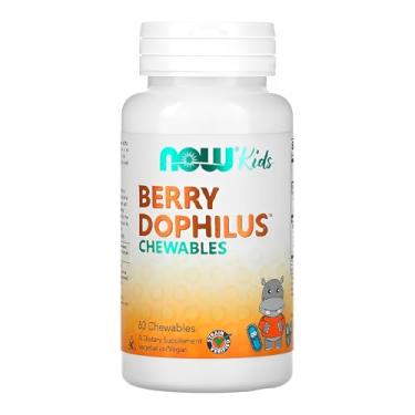 Imagem de NOW Foods BerryDophilus Infantil 60 Chewable Importado