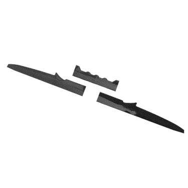 Imagem de Asa de spoiler traseiro do porta -malas, asa traseira de spoiler | Asa de spoiler de carro dobrável de estilo de corte de lua dupla - Acessórios externos automotivos, decoração de cool do porta -malas