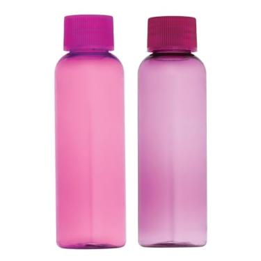 Imagem de Estojo com Dois Frascos para Viagem, Ricca, Roxo/Rosa