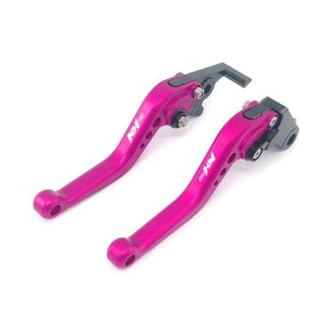 Imagem de Manete Esportivo Reforçado Dafra Nh 190 Gravado a Laser - Special Leve