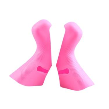 Imagem de Dynwave 2 peças Alavancas de freio de bicicleta, capa de shifter de bicicleta de estrada para R5 R7 R9 RX, Rosa