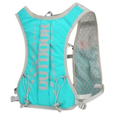 Imagem de Mochilas de hidratação, colete de hidratação | Saco de hidratação de ciclismo 5L colete de corrida - Merfar equipamento de esportes de wicking com tiras reflexivas para atletas, corredores