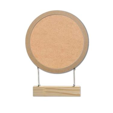 Imagem de Porta Maternidade Redondo Para Quarto Infantil Em Mdf Cor:NATURAL;Tamanho:25 CM