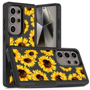 Imagem de Capa de telefone para Samsung S25 Ultra Girassol Samsung Galaxy S25 Ultra capa resistente S25 Ultra capa protetora de silicone fina e robusta