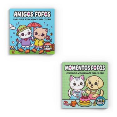 Imagem de Coleção Cute & Comfy Colorir Fofo - Kit Com 2 Livros De Colorir Adulto