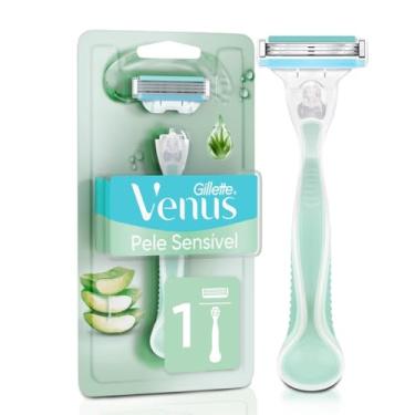 Imagem de Gillette Venus Pele Sensível Aparelho de Depilar Recarregável com Aloe Vera, 1 Unidade