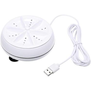 Imagem de Mini Máquina de Lavar Portátil USB – Lava Roupas no Balde, Silenciosa, Compacta e Eficiente, Ideal para Viagens e Uso Diário!