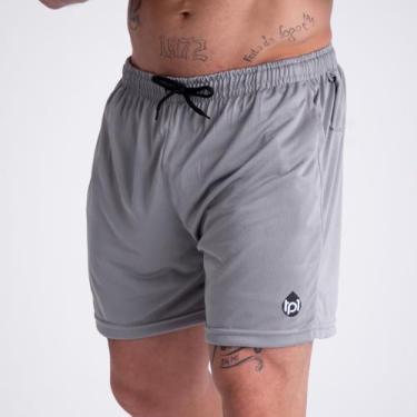 Imagem de Short 2 em 1 Masculino Bermuda Corrida com Bolso Oculto para Celular -