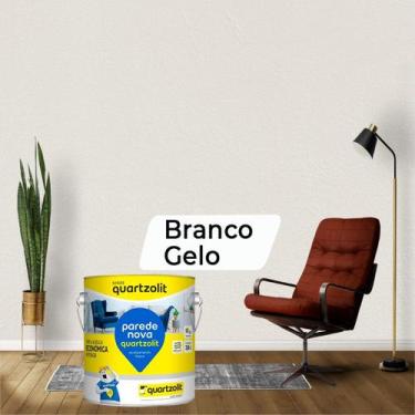 Imagem de Tinta Latex Acrilica Antimofo Lata Fosco Economica 3,6 L - Quartzolit,