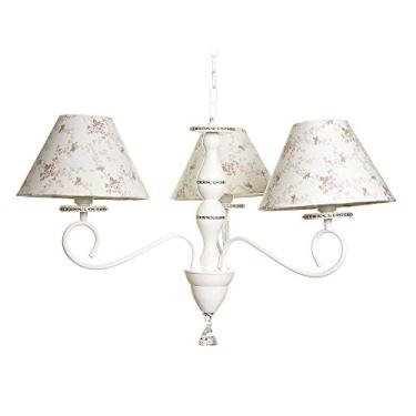 Imagem de Potinho de Mel Lustre 3 Lâmpadas Haste Madeira Com Strass Quarto Bebê Infantil Menina R