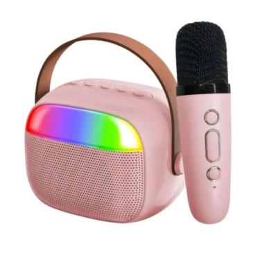 Imagem de Caixa de Som 10W Bluetooth com Karaokê e Microfone Sem Fio - Altomex, 