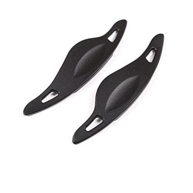 Imagem de TENWIND Para Toyota GR Supra A90 2019 2020 2021 2022 Liga de alumínio Carro Volante Mudança de Mudança Decoração Adesivos Acessórios de Carro (Preto)