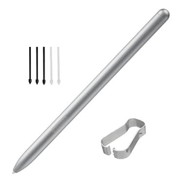 Imagem de Caneta de substituição para Galaxy Book Pro 360 S para notebook Samsung Galaxy Book Pro 360/Book 2 360/Book 3 Pro 360 + pontas/pontas (prata)