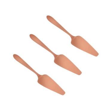 Imagem de 3 Espatulas Para Bolo 24cm Lovers Cor Cobre Gourmet Mix
