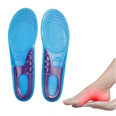 Imagem de Par de palmilhas sml de gel silicone ortopédica respirável - Smart, Az