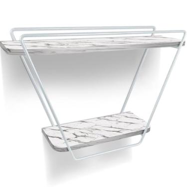 Imagem de Prateleira Nicho Industrial Arrow De Parede - branco/vulcano