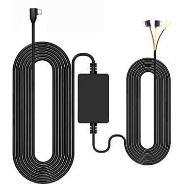 Imagem de WOLFBOX Kit de cabo rígido tipo C versão estendida para câmera de painel i07/G900/G850/G840S/G840H, cabo de carregamento de carro de fio rígido 12V - 24V a 5V para câmeras de painel com proteção