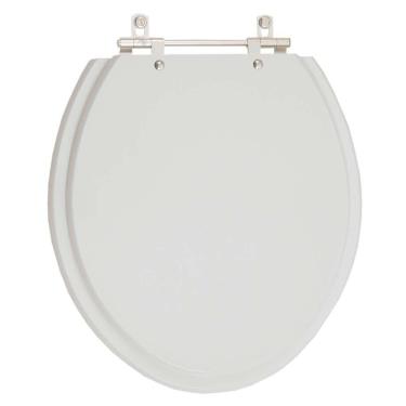 Imagem de Assento Sanitario Poliester Cinza Claro Para Vaso Logasa