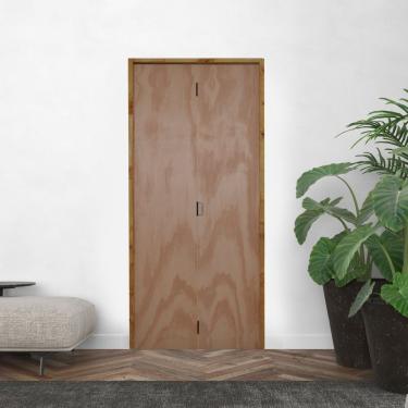 Imagem de Kit Porta De Madeira 210X82Cm Batente 11Cm Mescla Lisa Mescla