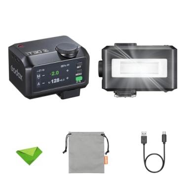 Imagem de GODOX IT30PRO C IT30PRO-C TTL Flash para câmera Canon, GN15 1.5S Time de reciclagem,1/8000 HSS, 2,4g sem fio, bateria de lítio embutida, 2,8 ″ de tela sensível ao toque de cor cheia (preto)