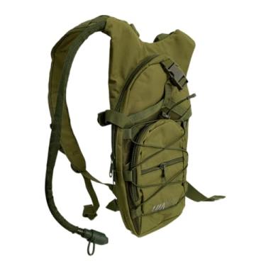 Imagem de Mochila Camuflada Hidratação Militar Ciclismo Trilha 3litros (Verde)