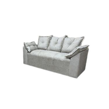 Imagem de Sofá 3 Lugares Paris Suede Cinza - AL Móveis