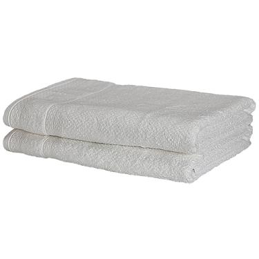 Imagem de Kit Toalha de Banho Döhler Marrocos 100% algodão, gramatura de 450g/m² (2 Banho) (Branca)