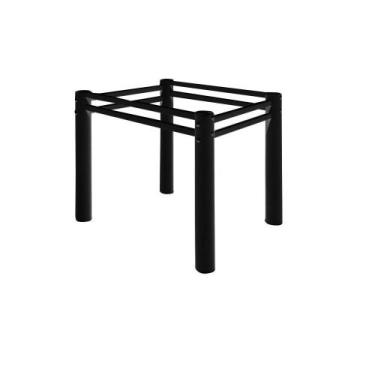 Imagem de Base Para Mesa De Jantar Quadrada Tubular 75cm Para Tampos De Granito 