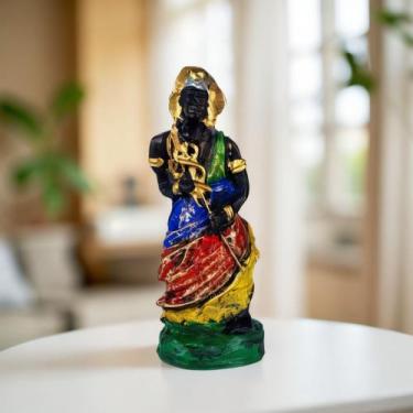 Imagem de Imagem Oxumaré orixá umbanda candomblé resina 10 cm - Genérico