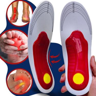 Imagem de Palmilha Para Pé Chato Pisada Pronada Com Apoio do Arco Plantar Origin