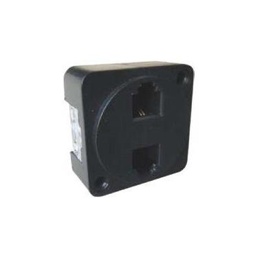 Imagem de Plug Telefone Tomada Modular IDC 2 Linhas Preto - BITS