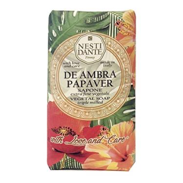 Imagem de Nesti Dante Sabonete Barra With Love And Care Âmbar E Papoula 250 Gr Natural