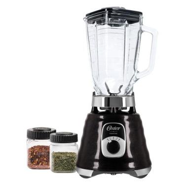 Imagem de Kit New Osterizer Black - Liquidificador e Mini Jarras, 220V