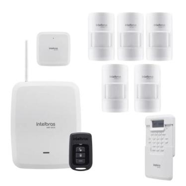 Imagem de Kit Central De Alarme Wi-fi Sem Fio Amt 8000 + Componentes - INTELBRAS