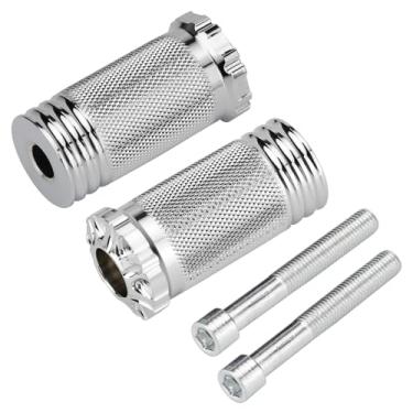 Imagem de VG MOTO Pedal De Câmbio Para Motocicleta, Alavanca Cnc, Pedais Substituição Harley Davidson Touring Softail Dyna Sportster Street Glide Road (Cromado-A, 2 Peças)