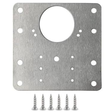 Imagem de Placa De Reparo Reforço Chapa Para Dobradiça 35Mm De Móveis - VAZ