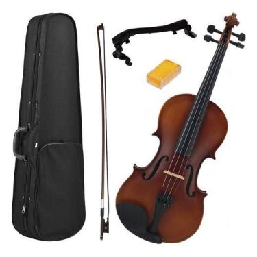 Imagem de Violino MARINOS Germany 4/4 com Regulado Luthier, Espaleira, Arco, Bre