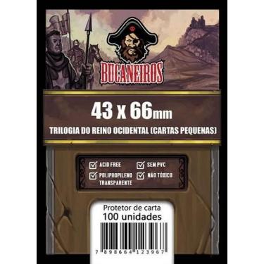 Imagem de Sleeve Reino Ocidental - Cartas Pequenas (43x66) - Bucaneiros