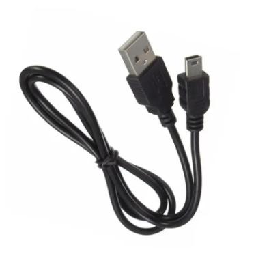Imagem de Cabo Usb 2.0 Usb A Macho + Mini Usb (v3) 2.0 - 1.80m - Preto