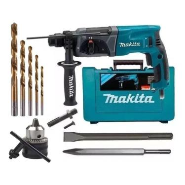 Imagem de Martelete Combinado Sds Hr2470 800w Makita + Kit Ferramentas