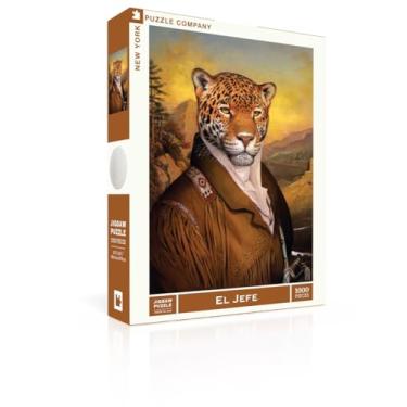 Imagem de New York Puzzle Company - Bill Mayer El Jefe - Quebra-cabeça de 1000 peças para noites de jogos em família por Bill Mayer