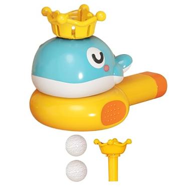 Imagem de Esquirla Bola de sopro flutuante Brinquedo infantil Trompete Brinquedo de carro de viagem Presente de natal para crianças, alto-falante musical pequeno, baleia