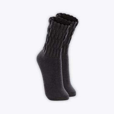 Imagem de Meia Lupo Feminina Soquete Cano Longo 04810-003, Preto, P
