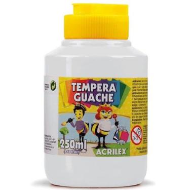 Imagem de Tinta Guache 250 ml - Acrilex - BRANCO