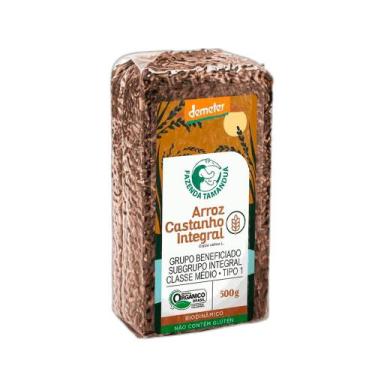Imagem de Arroz Castanho Orgânico Integral Fazenda Tamanduá  500g