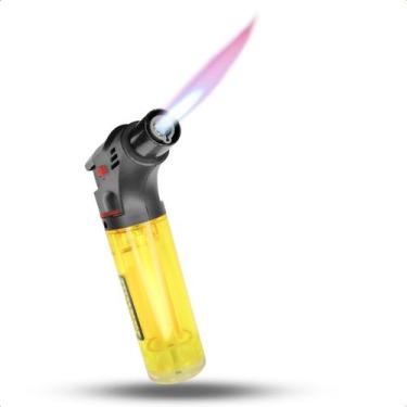 Imagem de Mini Maçarico Portatil Recarregavel Acendedor Regulador de Chama - Sta