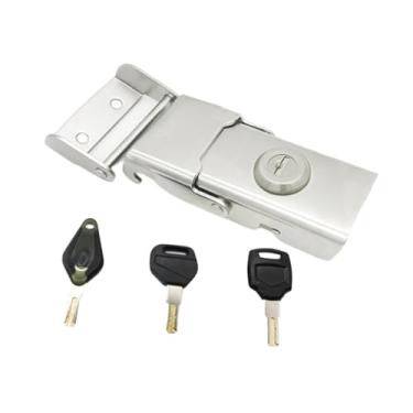 Imagem de Generic Trava de porta-malas traseira de motocicleta, ferramenta de travamento, acessórios para motocicleta, trava antifurto para porta-malas, gabinete de, .668cl