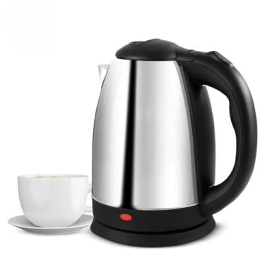 Imagem de Chaleira Jarra Elétrica Térmica Bule Com Tampa Inox Prateada 1.8litros